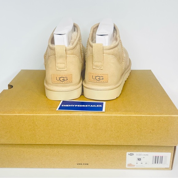 UGG Ultra Mini Classic Boot Driftwood 1116109 Women's Size 10 NEW Fast Shipping - Picture 5 of 5